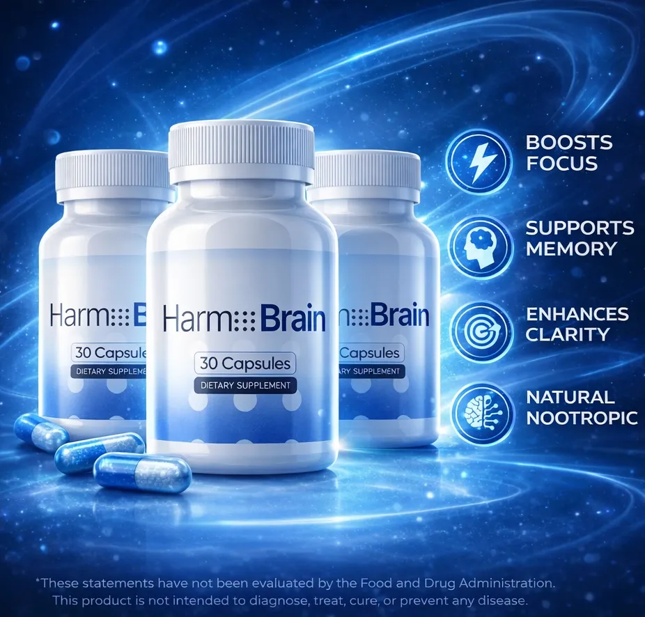 Harmo Brain Supplement Bottle